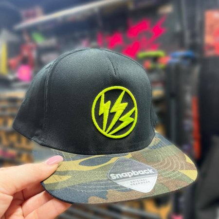 Camo X Yellow Cap