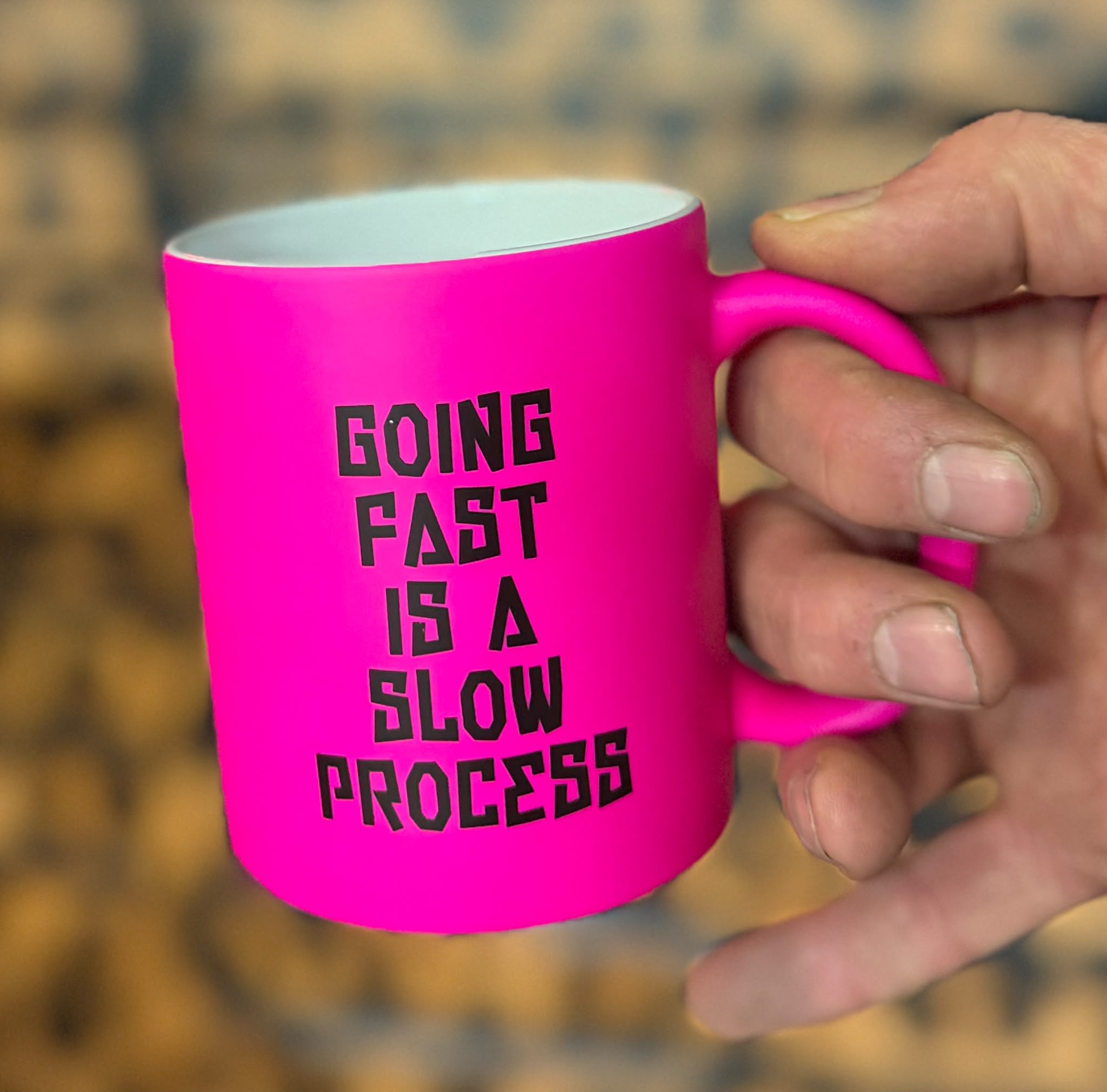Going Fast Is A Slow Process Mug